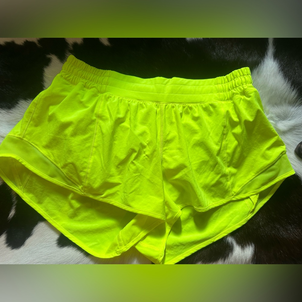 Size 12 neon yellow hotty hot shorts